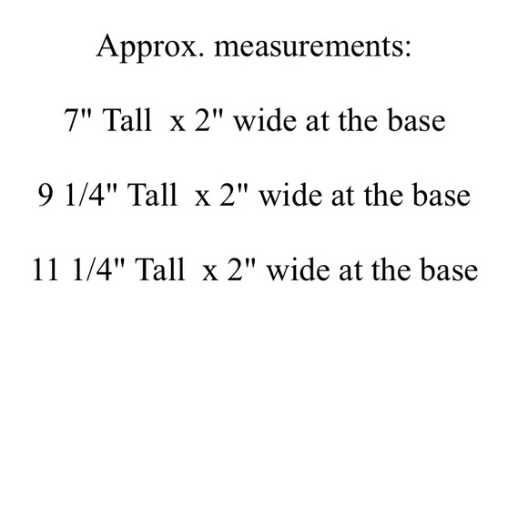 Vintage Anita Rosenberg Hand Painted Candlesticks -Set of 3 - Picture 6 of 7